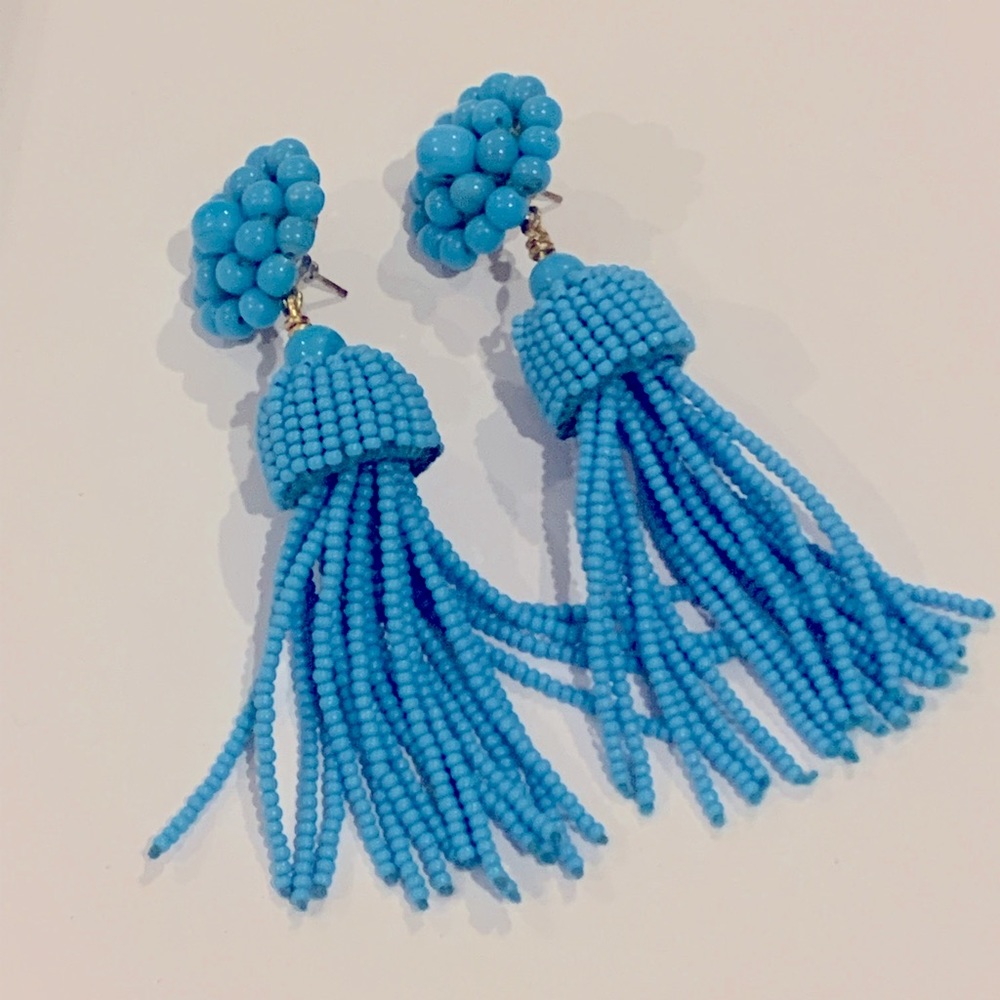 Lisi Lerch turquoise tassel earrings
